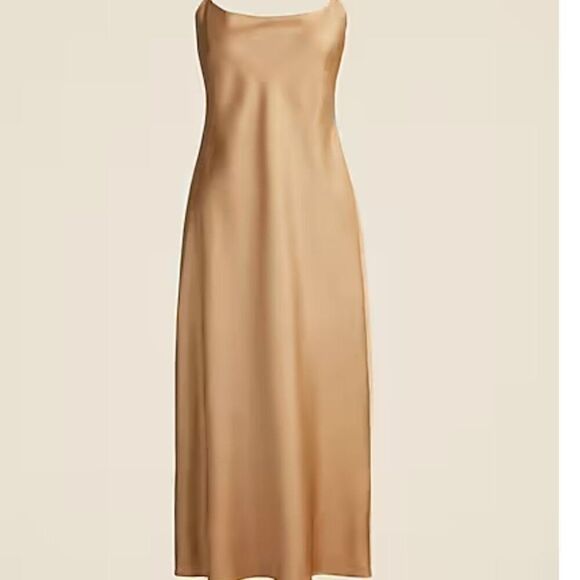J. Crew Gwyneth slip dress in luster charmeuse satin in Size 2 - Picture 13 of 15